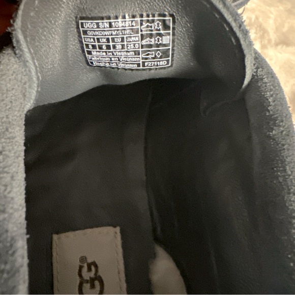 Uggs Woodlyn Moc Gray Suede Slip On Gray Moccasin Women’s 8 New w/o box - Picture 10 of 10